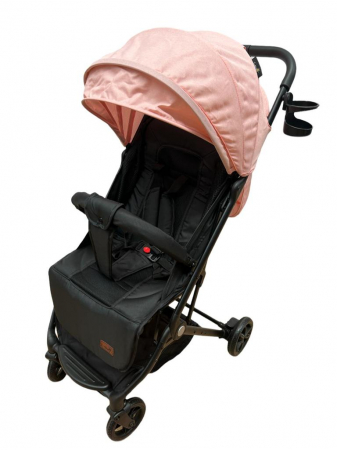 Carucior sport cu pliere compacta tip troler pentru avion, portocaliu [2]