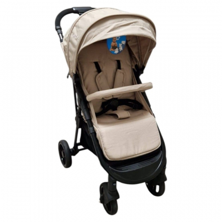 Carucior Nou-Nascuti BABY CARE PRO YK78 – Pliabil, Maner Reversibil Bej [4]