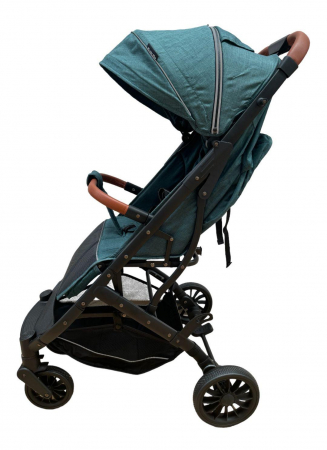 Carucior Sport Tip Troller cu Husa de Picioare Spatar Reglabil Verde [14]