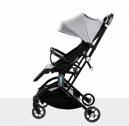 Carucioare sport - Carucior Sport Troler Pliabil cu Ham 5 Puncte Spatar Reglabil Copertina Gri