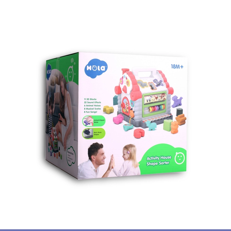 Casuta Muzicala Interactiva cu Multiple Activitati Hola Toys [9]