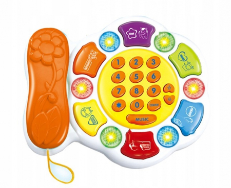 Jucarii muzicale - Jucarie Telefon Interactiv cu Muzica si Lumini