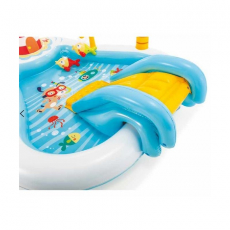 Centru de Joaca Piscina Gonflabila Intex cu Tobogan Fishing Fun Play [1]