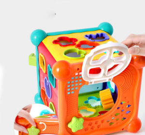 Centru interactiv pentru bebeluși, Musical Box, cu telecomandă și 108 melodii, [1]