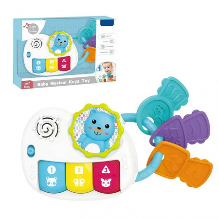 Jucarii - Chei de Jucarie Muzicale pentru Copii - Joc Educational cu Sunete si Texturi Vibrante