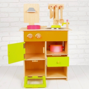 Bucatarie de Lemn Copii Clasica cu Accesorii [7]