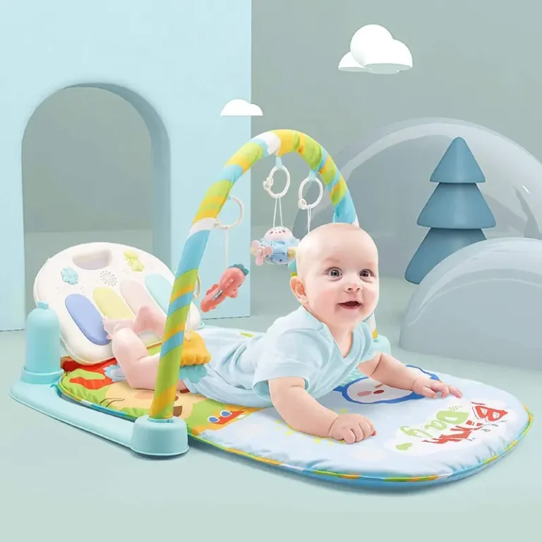 Saltea bebe cu activitatii( 3 luni +) - Covor muzical de activitati bebe Pinguin