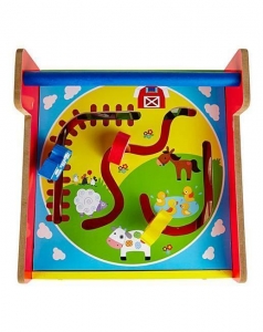 Cub Educativ din Lemn Mare 8 in 1 si Antepremergator cu activitati [8]