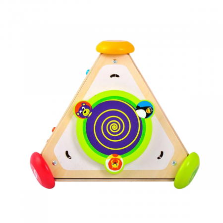 Cub Triunghiular muzical tip busy board 4 in 1 [3]