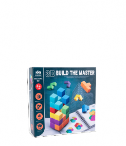 Cuburi lemn de construit 3D Puzzle [9]