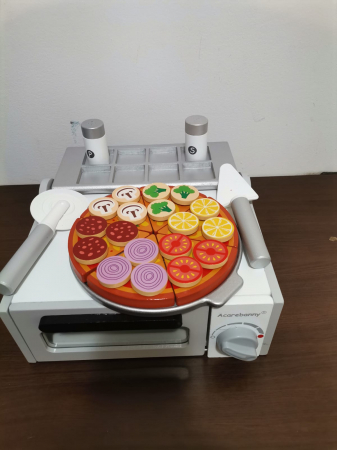 Cuptor de Pizza din Lemn cu Accesorii [16]