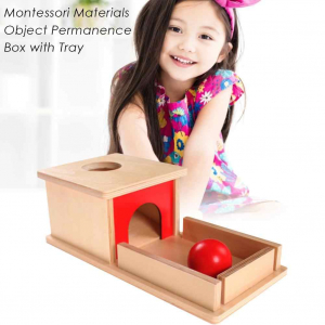 REDUCERI - Joc de Lemn Montessori Cutia Permanentei cu bila