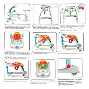 Antepremergator Lion Huanger 4 in1 cu Centru de Activitatii [5]