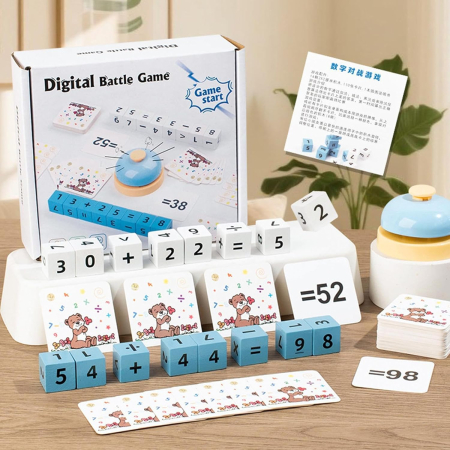 Jucarii - Digital Battle Game — Joc Matematic Competitiv cu Cuburi si Clopotel