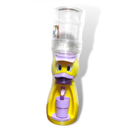 Mobilier si accesorii - Dozator de Apa pentru copii Animale Ratusca galben cu mov