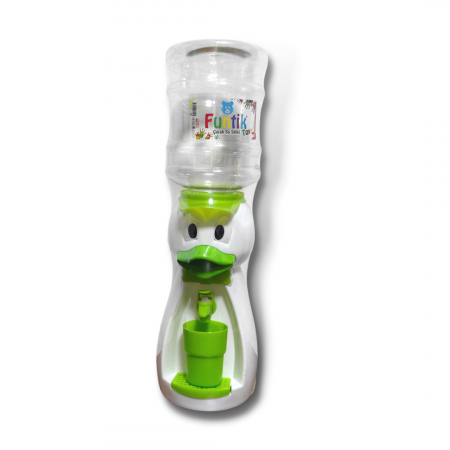 Mobilier si accesorii - Dozator de Apa pentru copii Animale Ratusca alba cu verde