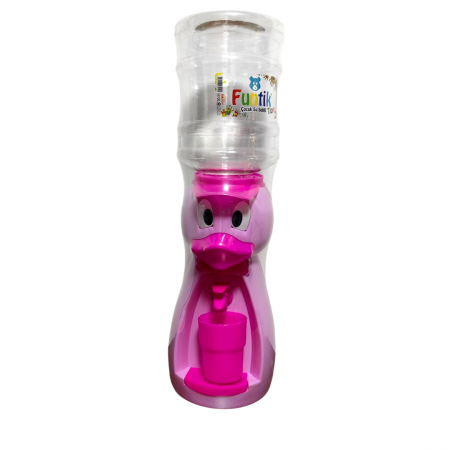 Mobilier si accesorii - Dozator de Apa pentru copii Animale Ratusca Roz inchis si deschis