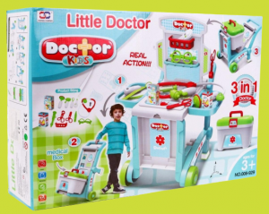 Set Trusa doctor 3 in 1 troler Little Doctor [6]