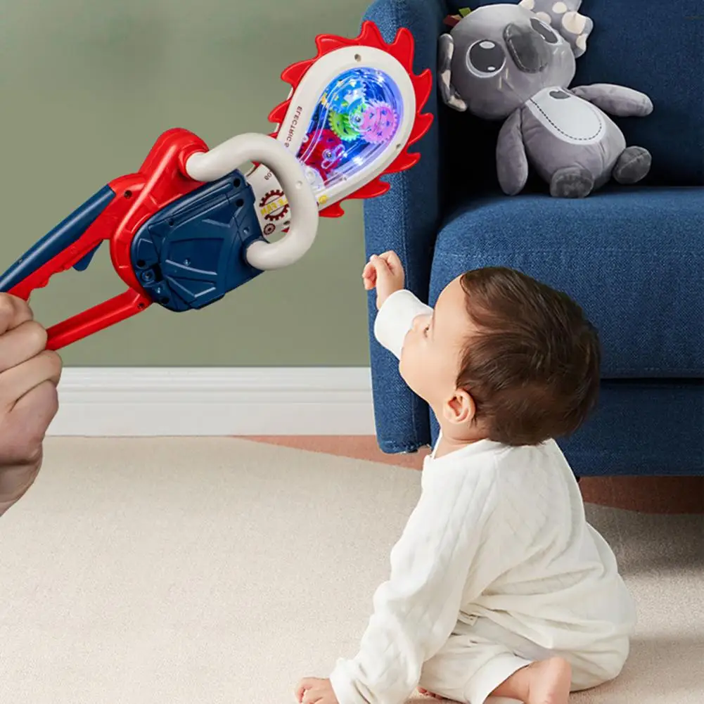 Set scule - Truse doctor copii ( 3 ani +) - Drujba electrica luminoasa copii Albastru si Rosu