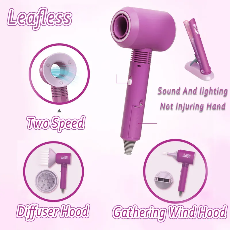 Set Hairstilist cu Uscator de par functional VIP SALON pentru copii [2]