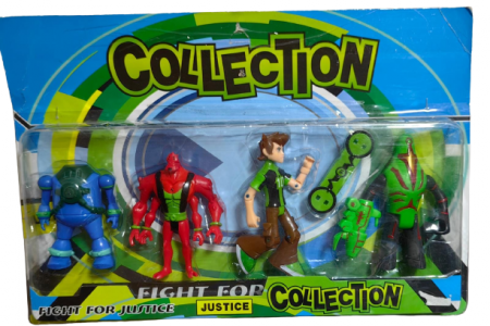 Figurine Desene Animate( 3 ani +) - Set 4 Figurine Ben 10  cu Extraterestri