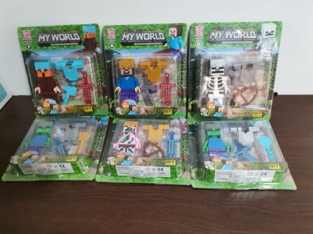 Figurine Desene Animate( 3 ani +) - Figurine Minecraft  Village si Pillage set