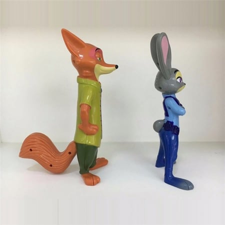 Figurine Zootopia Nick Fox si Judy Rabbit [2]