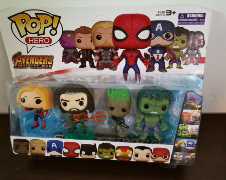 Figurine Desene Animate( 3 ani +) - Figurine  tip Pop !  Funko Avengers set 4 buc