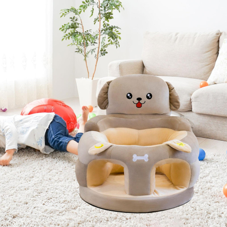 Fotoliu Bebe din Plus cu Sezut de Burete – Model Catel Bej [1]