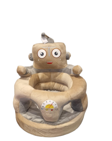 Fotolii din plus - Fotoliu Bebe din Plus cu Sezut din Burete Robotel Bej