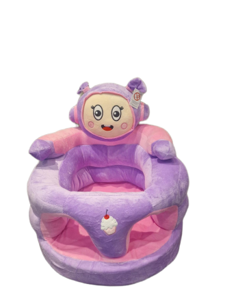 Fotolii din plus - Fotoliu Bebe din Plus cu Sezut din Burete Robotel Mov-Roz