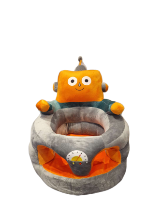 Fotolii din plus - Fotoliu Bebe din Plus cu Sezut din Burete Robotel Portocaliu