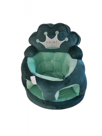 Fotolii din plus - Fotoliu bebe Sit-Up din plus Print Verde  46x45x25 cm