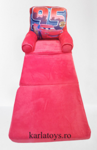 Mobilier si accesorii - Fotoliu din plus extensibil pentru copii Cars Mcqueen 115 cm