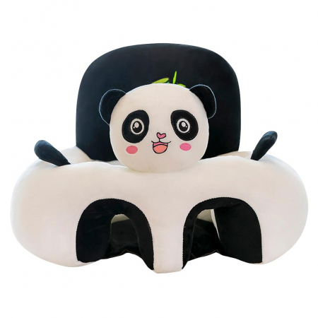 Fotolii din plus sit up Bebe - Fotoliu de Plus Bebe Sit Up cu spatar si manere Panda