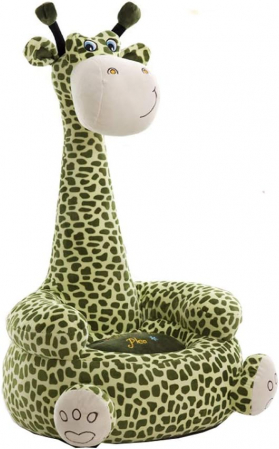 Mobilier si accesorii - Fotoliu de plus Girafa colorata