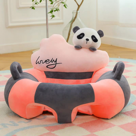 Fotolii din plus - Fotoliu din PLus Bebe Sit Up cu spatar si manere Panda Lovely