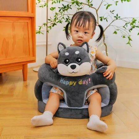 Fotoliu din Plus Bebe Sit Up Happy Day Catel Husky [1]