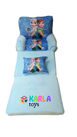 Fotoliu Plus extensibil 3 placi Frozen Ana si Elsa Cadou Pernuta [1]