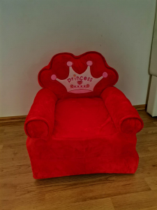 Fotoliu extensibil de plus Princess Rosu 100 cm [4]