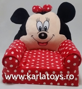 Fotoliu Extensibil Plus cu Buline Minne Mouse - Mickey Mouse 80 cm [1]