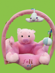 Fotolii din plus - Fotoliu plus bebe sit up cu Bara jucarii
