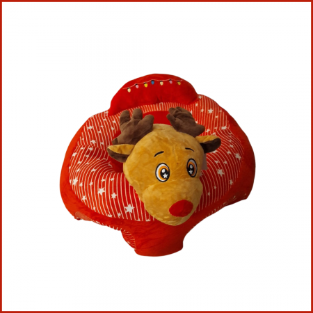 Fotolii din plus sit up Bebe - Fotoliu plus cu spatar Animalute pentru copii Ren