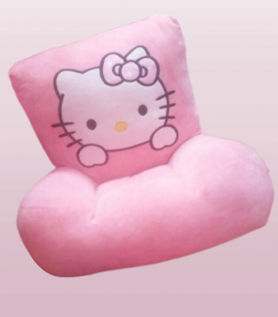Fotolii  din plus sit down - Fotoliu plus Hello Kitty roz