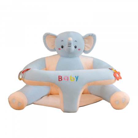 Fotolii din plus - Fotoliu sit up de plus pentru bebe, model Elefant