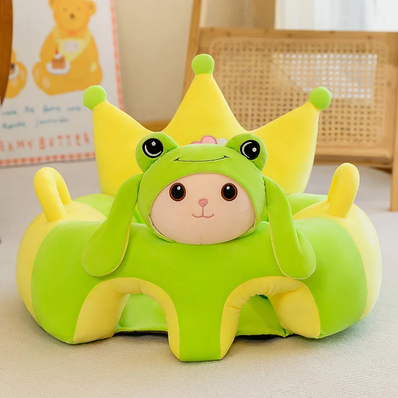 Fotolii din plus - Fotoliu pentru bebe  tip sit up de plus , model Verde