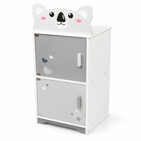 Jucarii din Lemn & Montessori - Frigider din Lemn pentru Copii, Design Koala, Jucarie