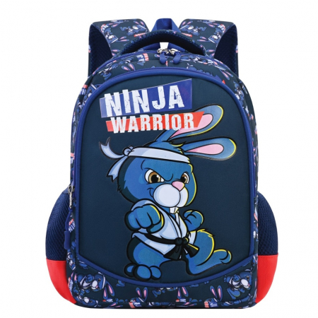 Ghiozdane copii - Ghiozdan Gradinita Ninja Warrior – 34x23x14 cm bretele reglabile