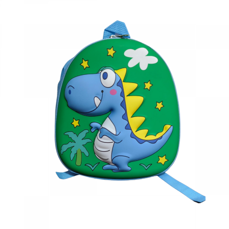 Ghiozdane copii - Ghiozdan 3 D gradinita Dinozaur Verde