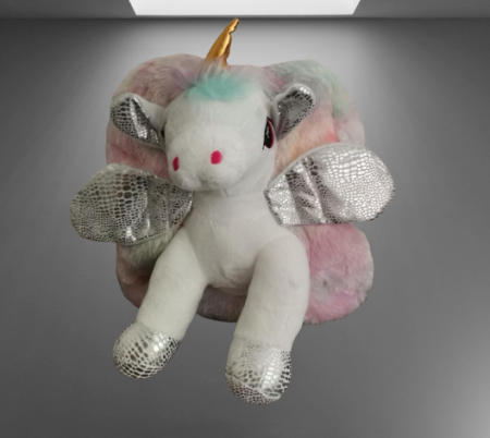 Ghiozdan din plus Unicorn 3D [2]